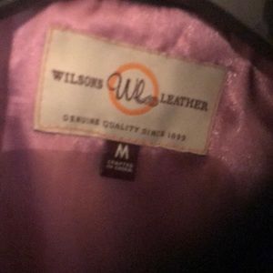 Wilson’s leather jacket size med like new